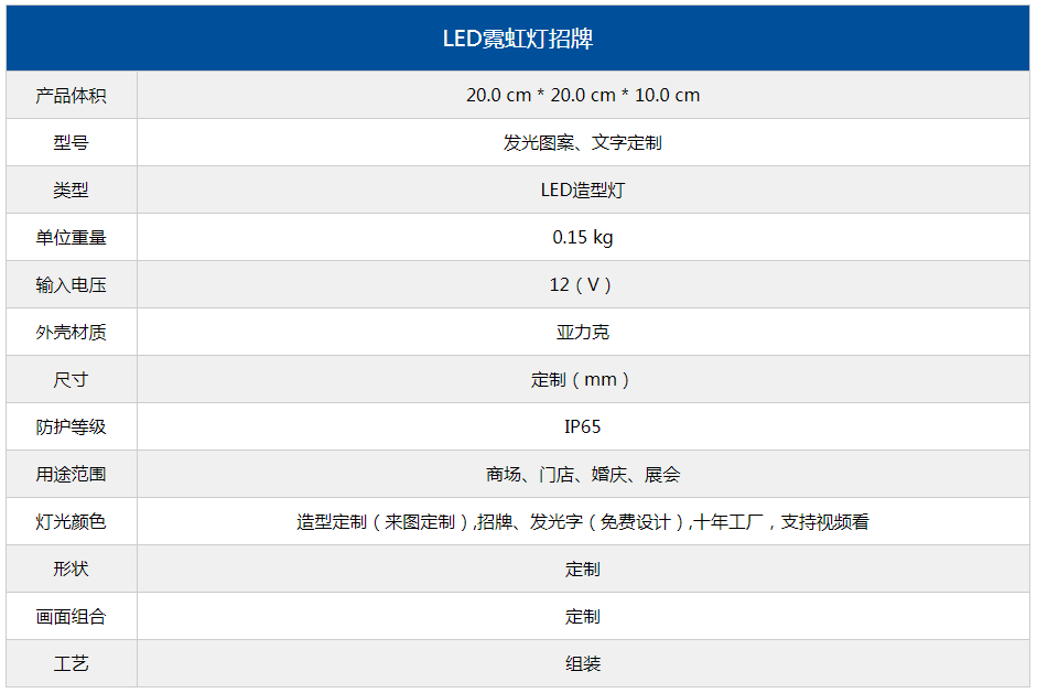 LED霓虹灯招牌(图1)